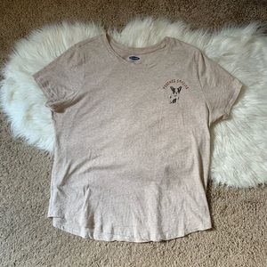 Beige Graphic Tee